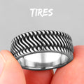 PENDRA Industrial Wheel Tires Steel Ring