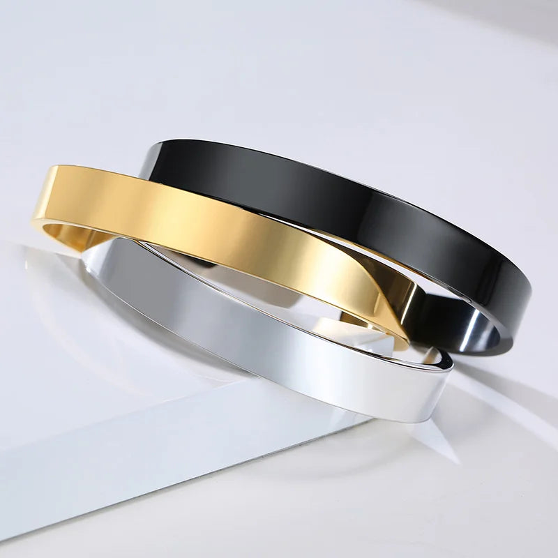 Bangle Bracelet Men, Cuff Bracelets, Stainless Steel Bracelet, Dainty Brazalets, Minimalist Bracelet Jewelry, Cuffs Bangles