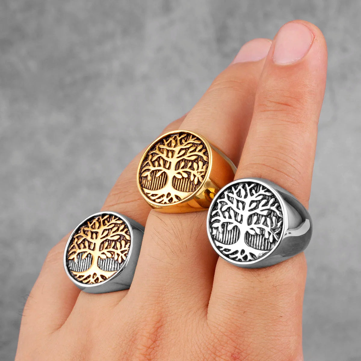 PENDRA Tree Life Amulet Ring