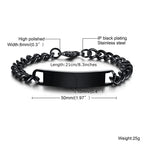 PENDRA Plate Tag Bracelet