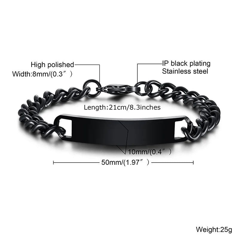 PENDRA Plate Tag Bracelet