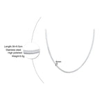 Snake Necklace Men,Gold Color Flat Snakes Chain Necklaces Layering Simple Herringbon Link Choker Men Women Jewelry 38cm - 60cm
