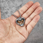 PENDRA Samurai Fangs Demon Steel Necklace