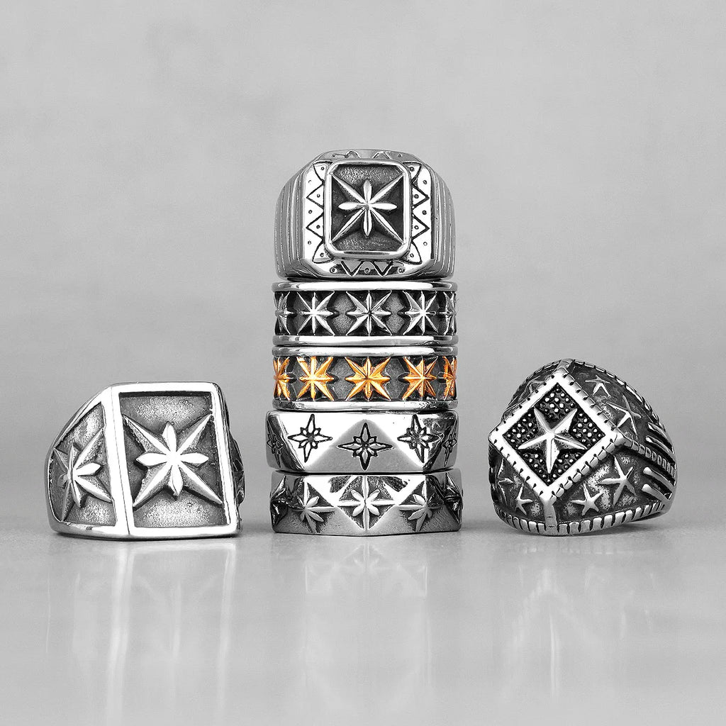 PENDRA Polaris Star Flower Ring