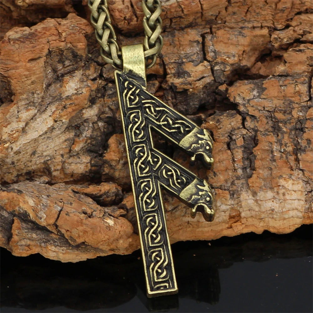 PENDRA Leather Norse Necklace