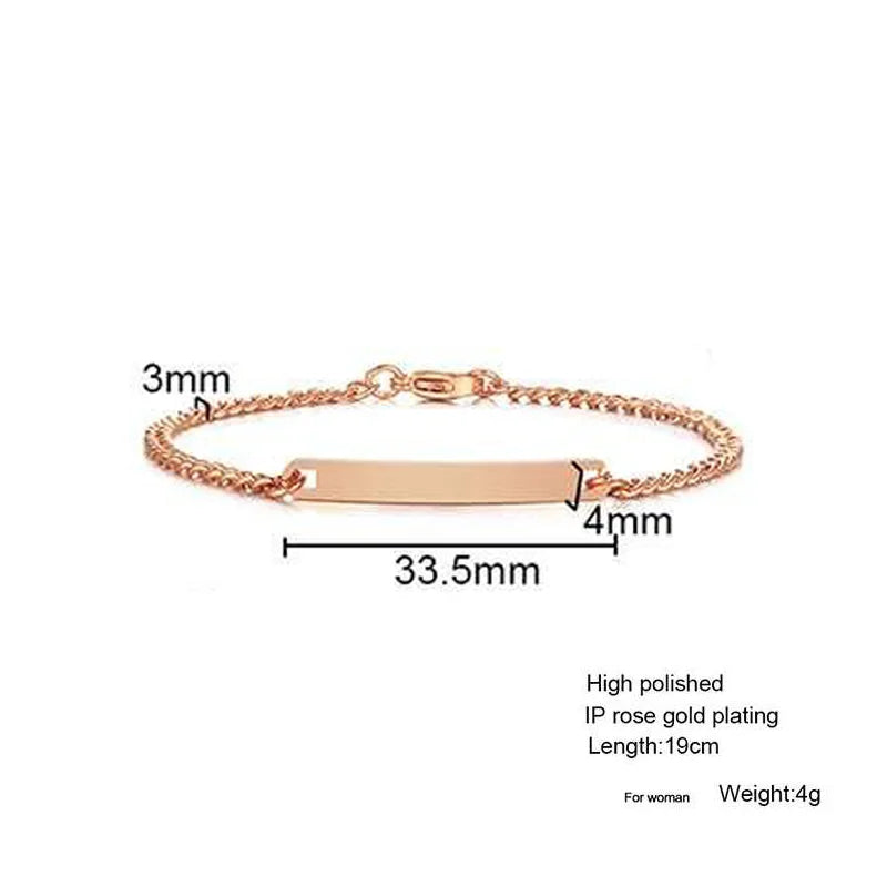 PENDRA Plate Tag Bracelet