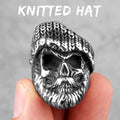 PENDRA Hippie Big Beard Steel Ring
