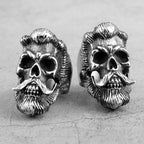 PENDRA Badass Gentleman Skull Steel Ring