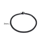 PENDRA Cuban Curb Thin Bracelet