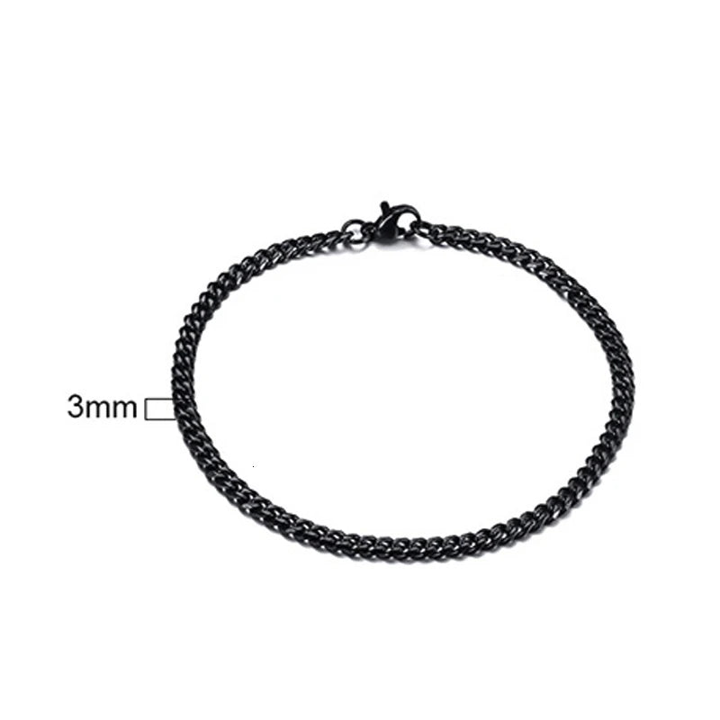 PENDRA Cuban Curb Thin Bracelet
