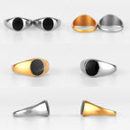 PENDRA Glue Smaller Boyfriend Steel Ring