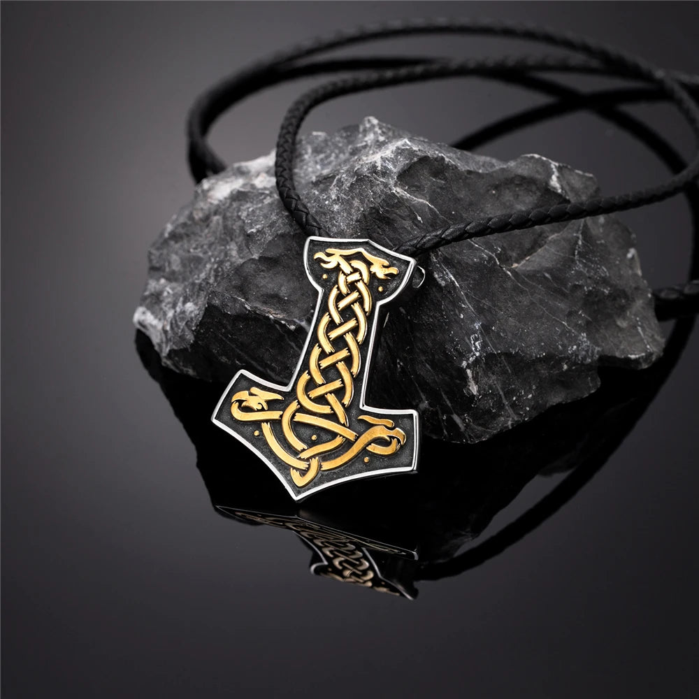PENDRA Rune Gold Necklace