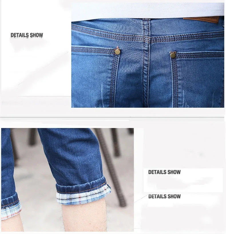PENDRA Teenagers Cropped Korean Jeans