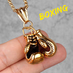 PENDRA Fitness Gym Bodybuilding Steel Necklace