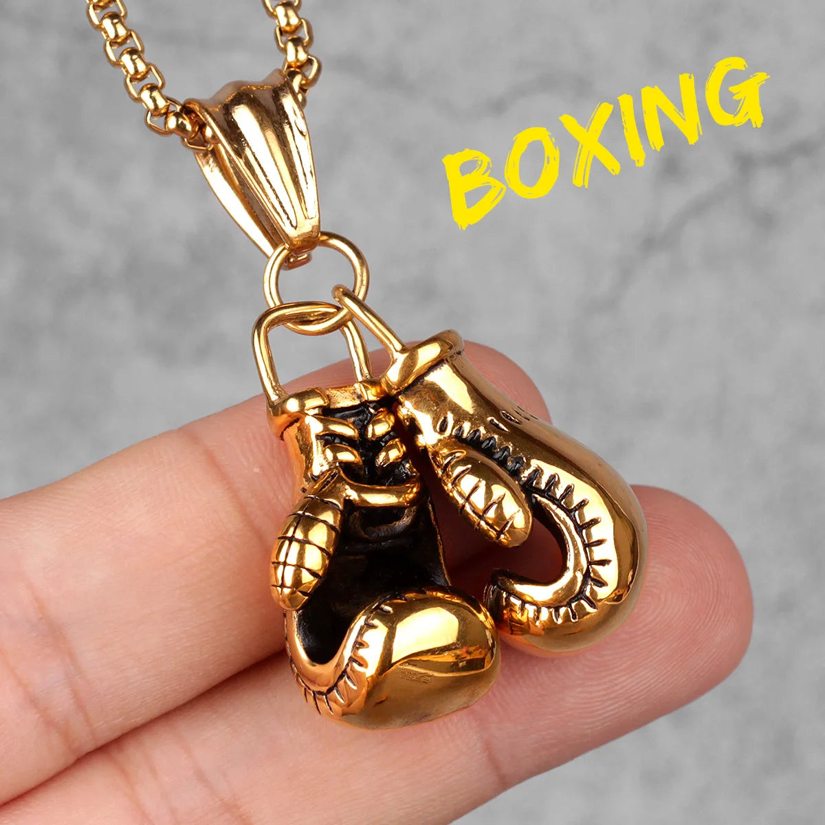 PENDRA Fitness Gym Bodybuilding Steel Necklace