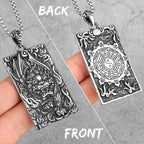 PENDRA Chinese Unicorn Boyfriend Steel Necklace