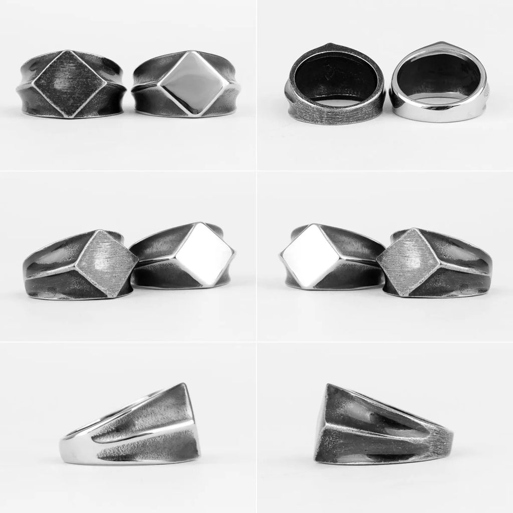 PENDRA Polygon Trend Punk Ring
