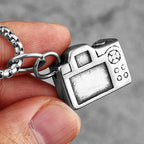 PENDRA SLR Camera Boyfriend Steel Necklace