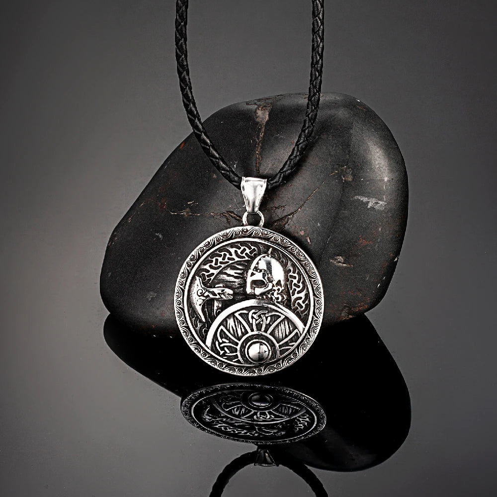 PENDRA Warrior Helmet Gold Necklace