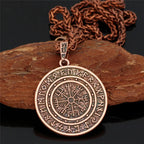 PENDRA Rune Compass Helmet Necklace