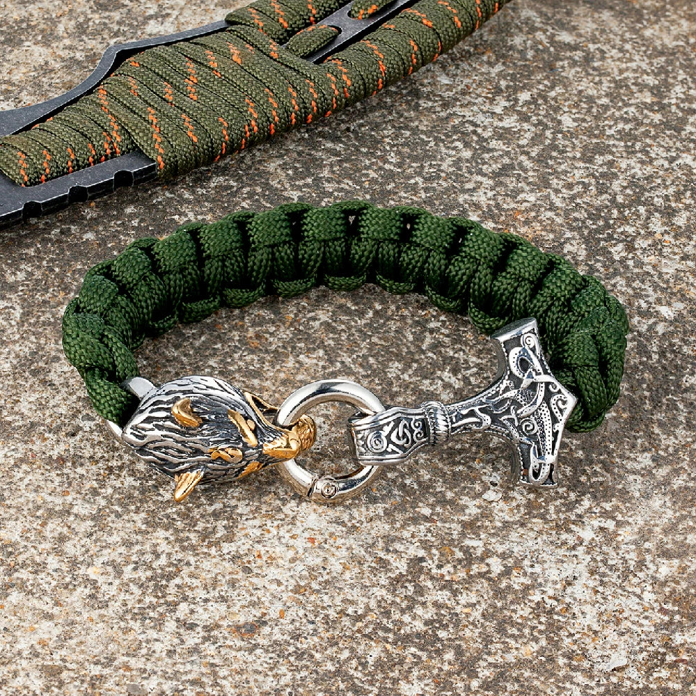 PENDRA Wolf Classic Hammer Bracelet