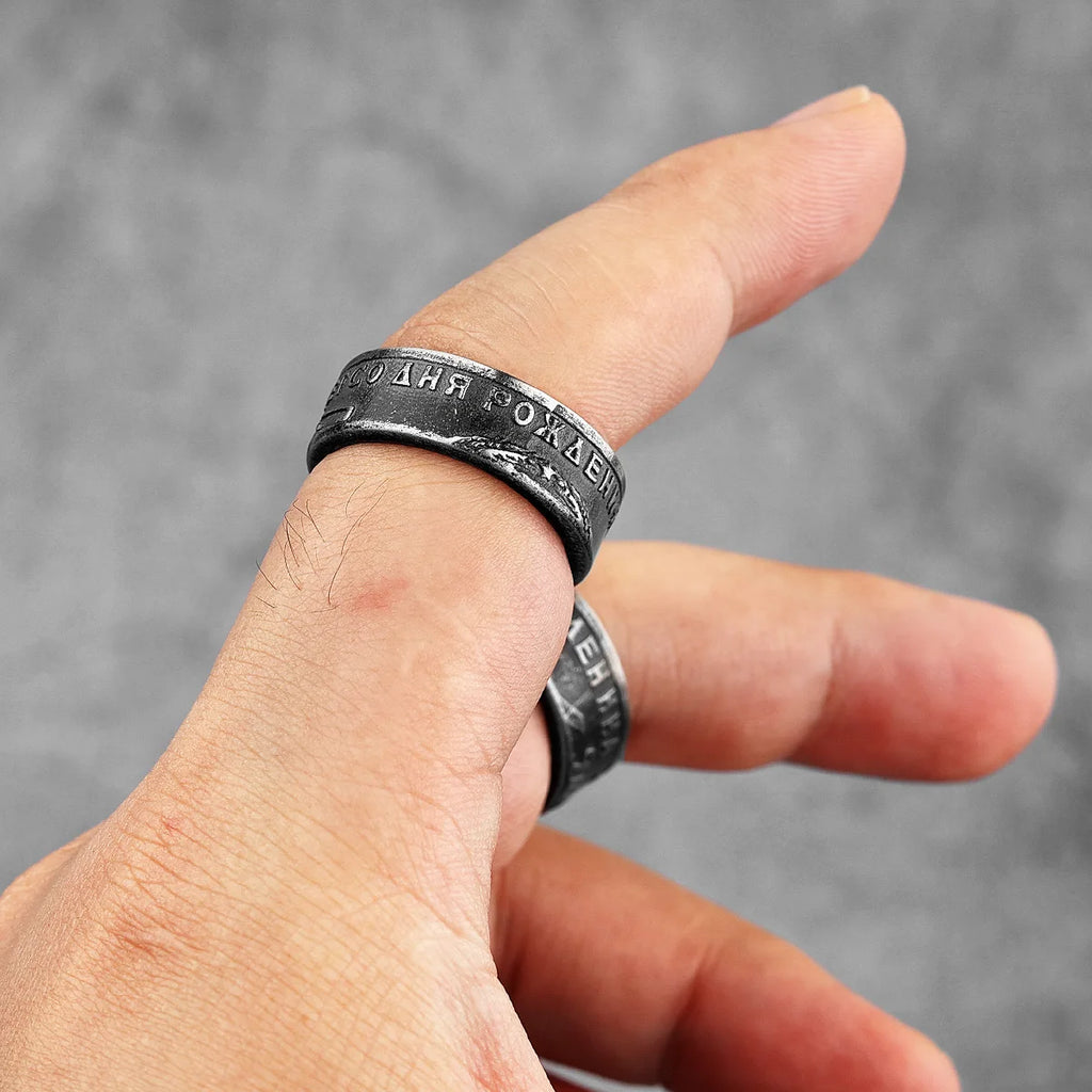 PENDRA Commemorate Lenin Boyfriend Steel Ring