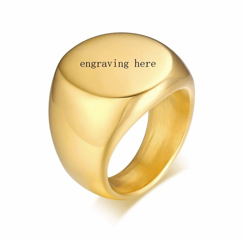 PENDRA Ovazane Signet Ring