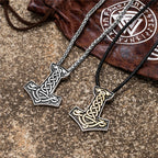 PENDRA Rune Gold Necklace