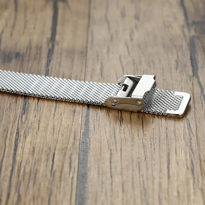 Men Bracelet Timeless Nature Of Mesh Watch Bands Bracelet Stainless Steel Classic Wristband Adjustable Personalized Custom