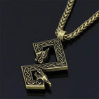 PENDRA Leather Norse Necklace