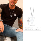 PENDRA Interlocking Triangle Pendant Necklace