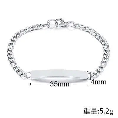 PENDRA Plate Tag Bracelet