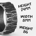 Simple Vintage Black Stainless Steel Mens Womens Rings Charm Trendy For Couple Girl Boyfriend Jewelry Creativity Gift Wholesale