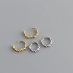 PENDRA Hoop Sterling Silver 4 Earrings