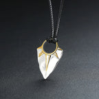 PENDRA Arrow Rope Pendant Necklace