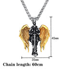 PENDRA Angel Wings Gold Necklace