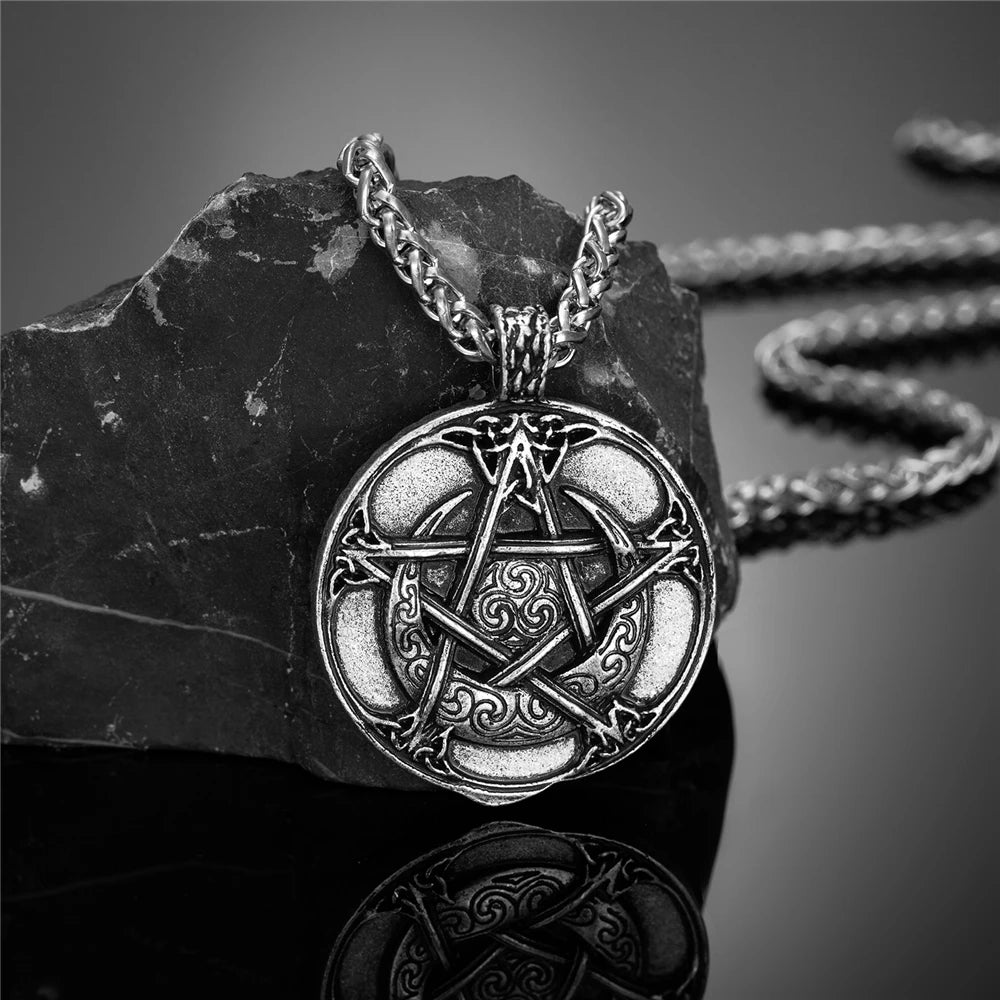 PENDRA Tree Life Rune Leather Necklace