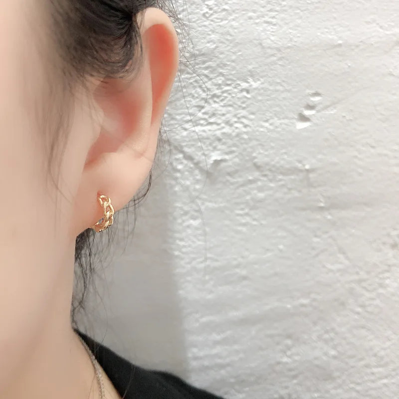 PENDRA Hoop Sterling Silver 4 Earrings