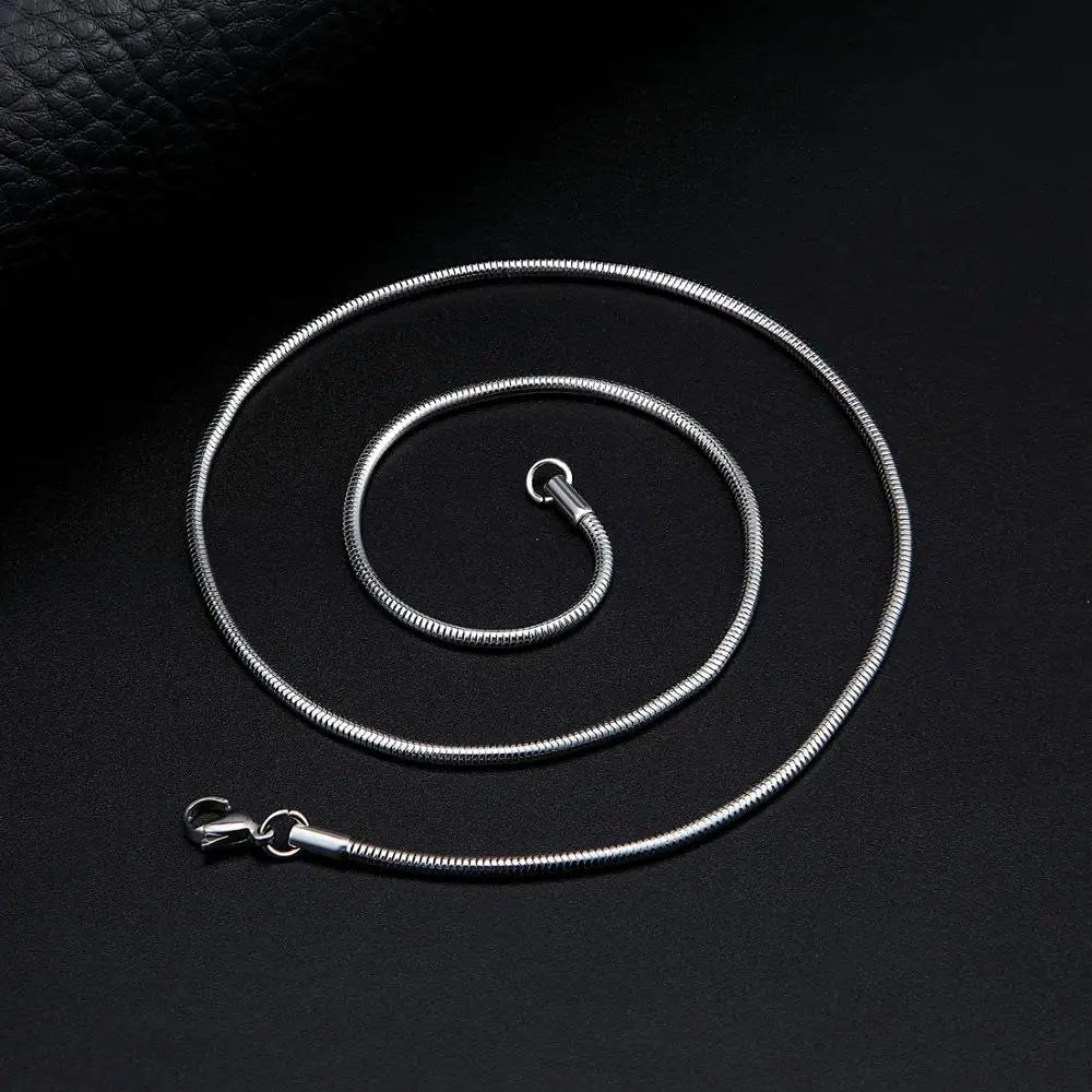 PENDRA Snake Black Necklace