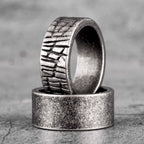 Simple Vintage Black Stainless Steel Mens Womens Rings Charm Trendy For Couple Girl Boyfriend Jewelry Creativity Gift Wholesale