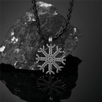 PENDRA Rune Compass Vegvisir Necklace