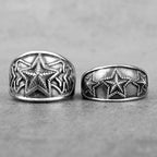 PENDRA Celebrity Super Star Steel Ring