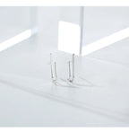 PENDRA Silver Double Layer Earrings