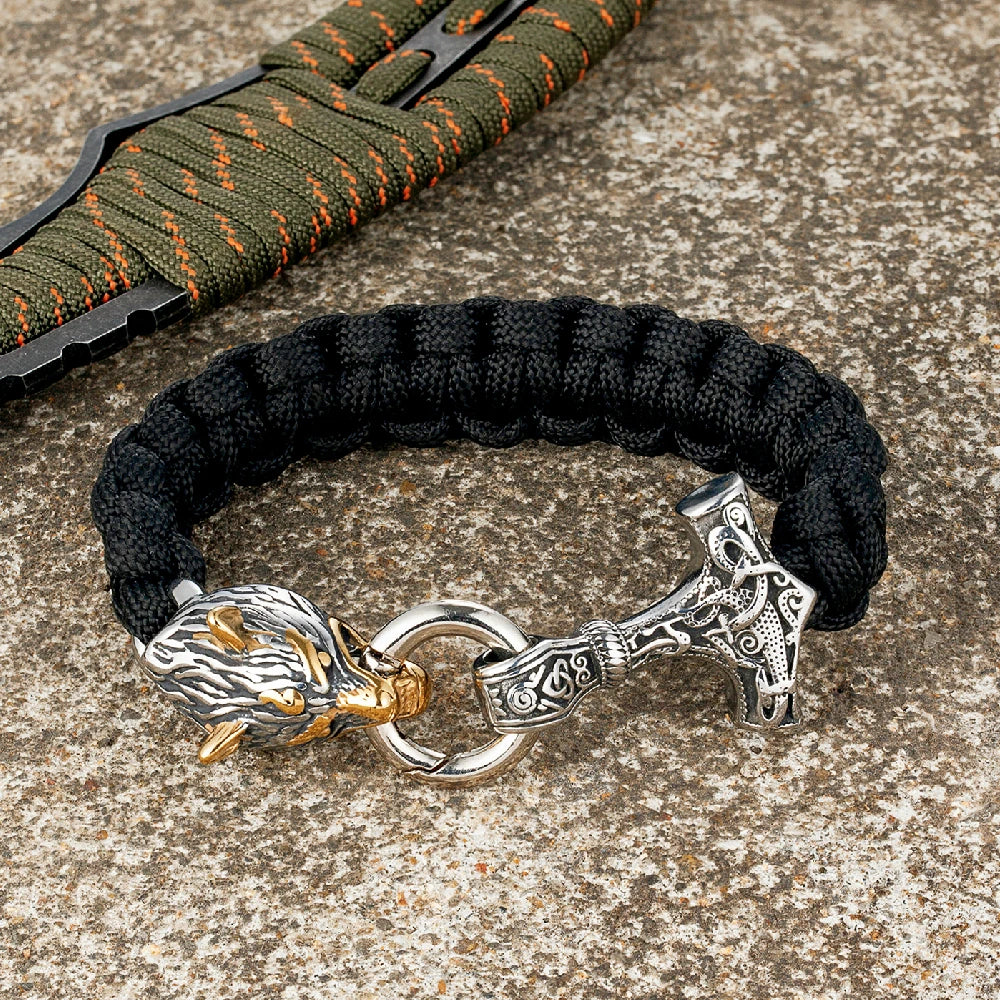 PENDRA Wolf Classic Hammer Bracelet