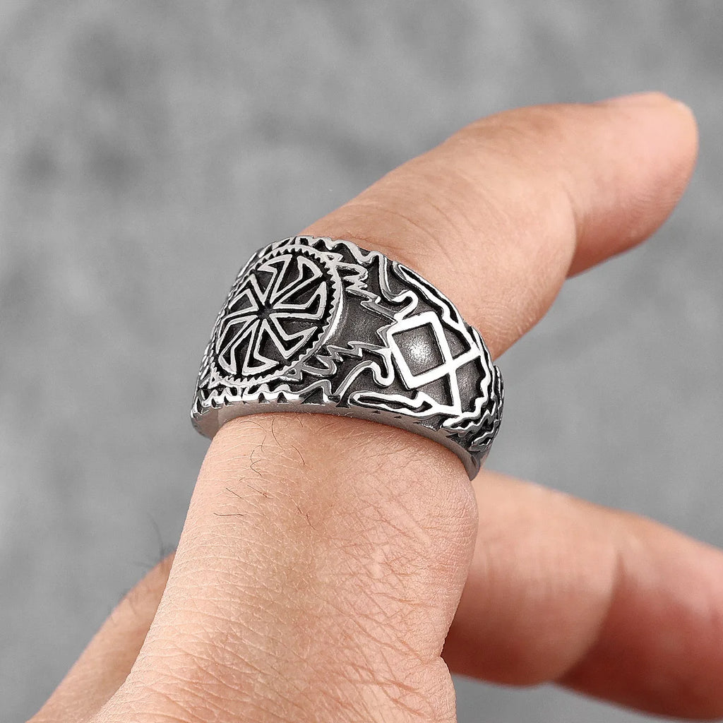 PENDRA Norse Mythology Boyfriend Steel Ring