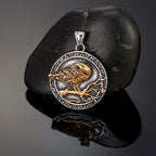 PENDRA Crow Rune Viking Necklace