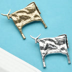 PENDRA Heritage Cattle Vintage Metal Brooch