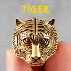 PENDRA Domineering Tiger Animal Steel Ring
