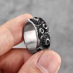 PENDRA Lunar Surface Moon Steel Ring