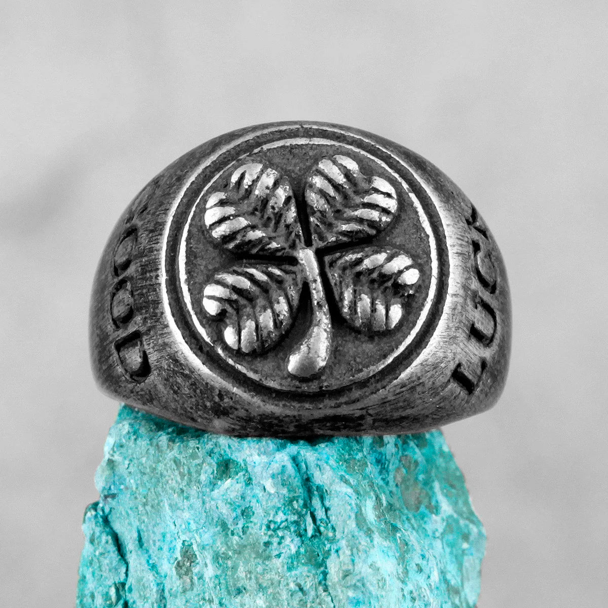 PENDRA Good Luck Four Steel Ring